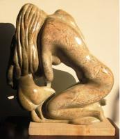 Sculpture - Kneeling Figures - Stone